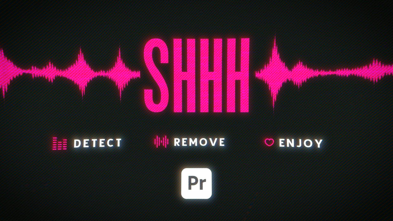 Shhh - silence remover and cutter for Premiere Pro